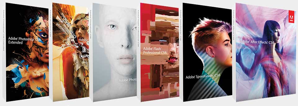 Adobe CS6 Boxshot Banner